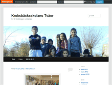 Tablet Screenshot of kroksback2.skolbloggen.se