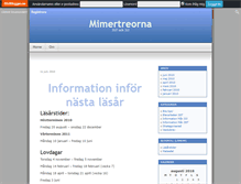 Tablet Screenshot of mimertreorna.skolbloggen.se