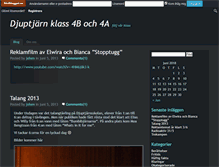 Tablet Screenshot of djuptjarns02or.skolbloggen.se