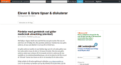 Desktop Screenshot of cwastes.skolbloggen.se