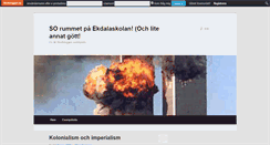 Desktop Screenshot of ekdalaso.skolbloggen.se