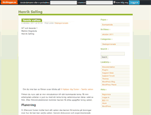 Tablet Screenshot of henriksalling.skolbloggen.se