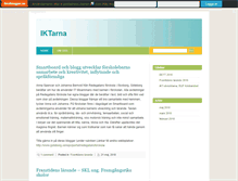 Tablet Screenshot of iktarna.skolbloggen.se